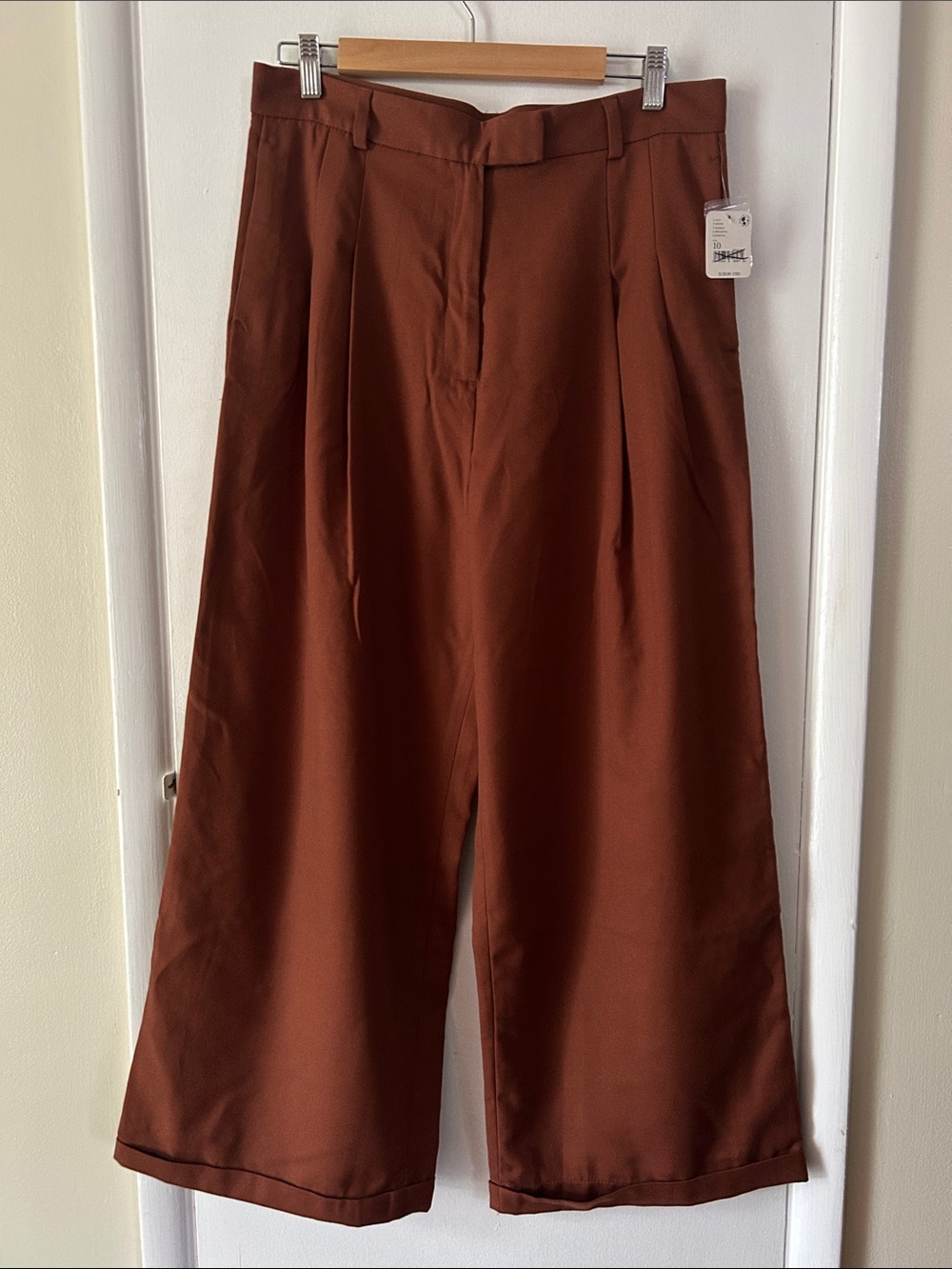 Orange Wide-Leg Palazzo Pant
